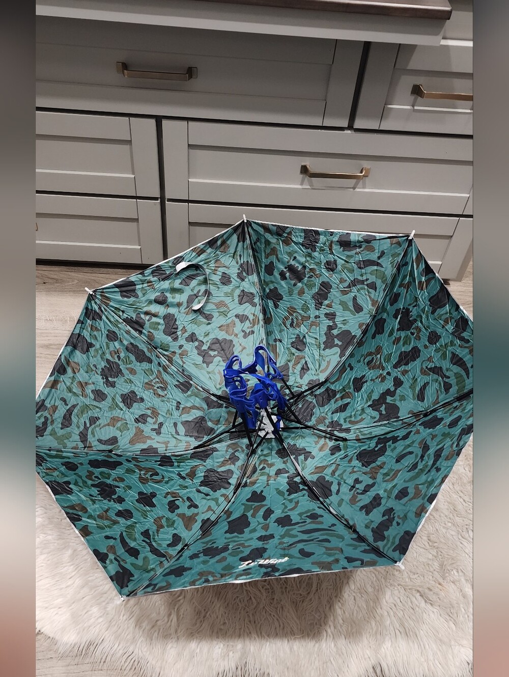 NWOT Head Umbrella - Camo & Silver - Picture 2 of 15